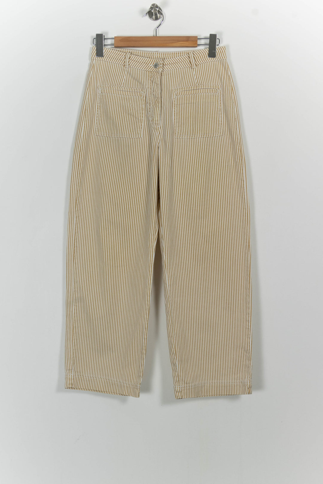 Pantalon Beige et Blanc - Taille M/38 de la marque Karl Marc John | PARAD102000 - Vendu par Paradigme - Image 2