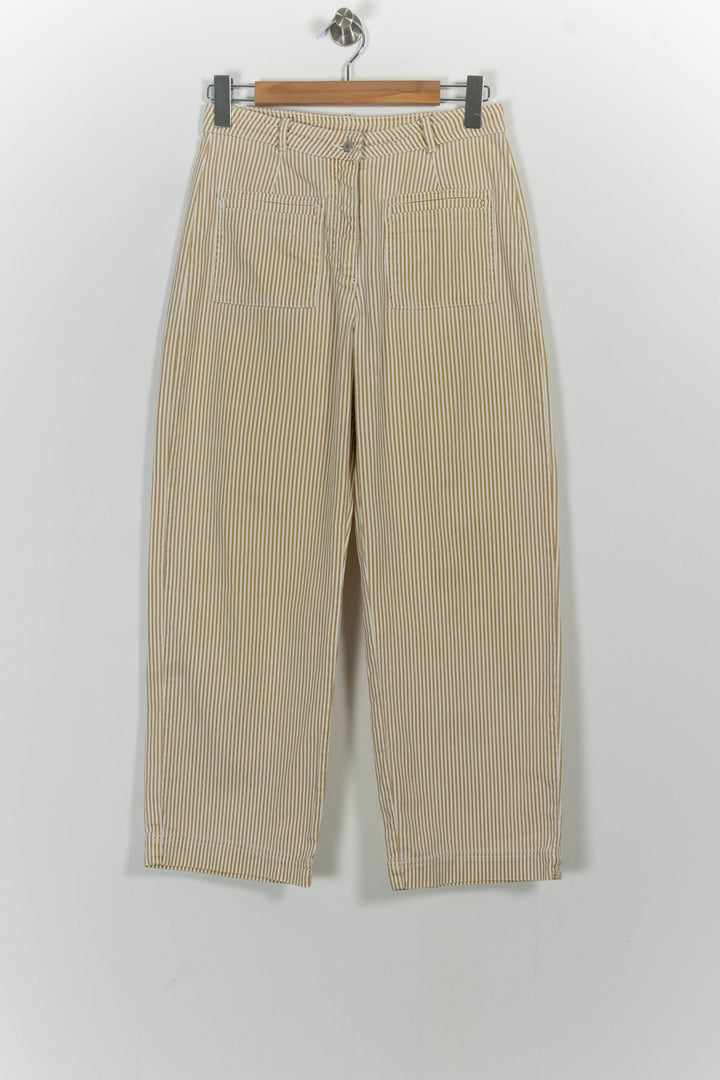 Pantalon Beige et Blanc - Taille M/38 de la marque Karl Marc John | PARAD102000 - Vendu par Paradigme - Image 2
