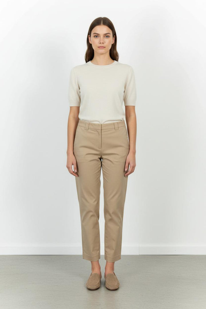 Pantalon Beige - Taille M/38 de la marque Caroll | PARAD102002 - Vendu par Paradigme - Image 1