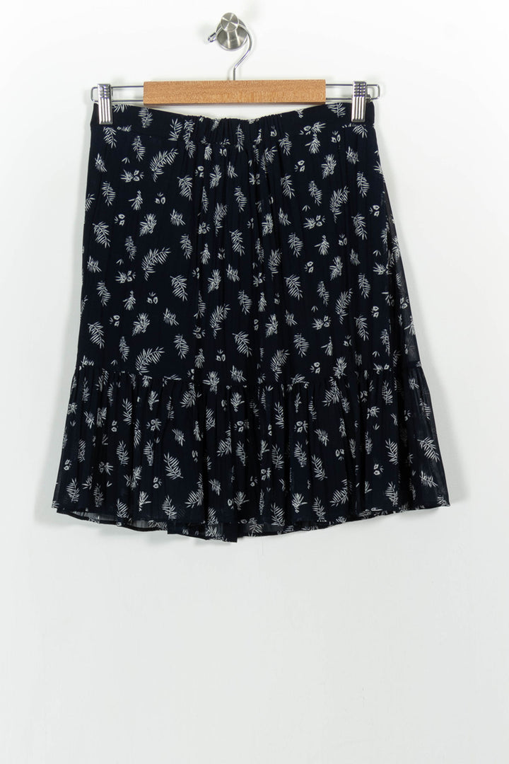 Jupe Plissée Bleue - Taille S/36 de la marque Caroll | PARAD102015 - Vendu par Paradigme - Image 4