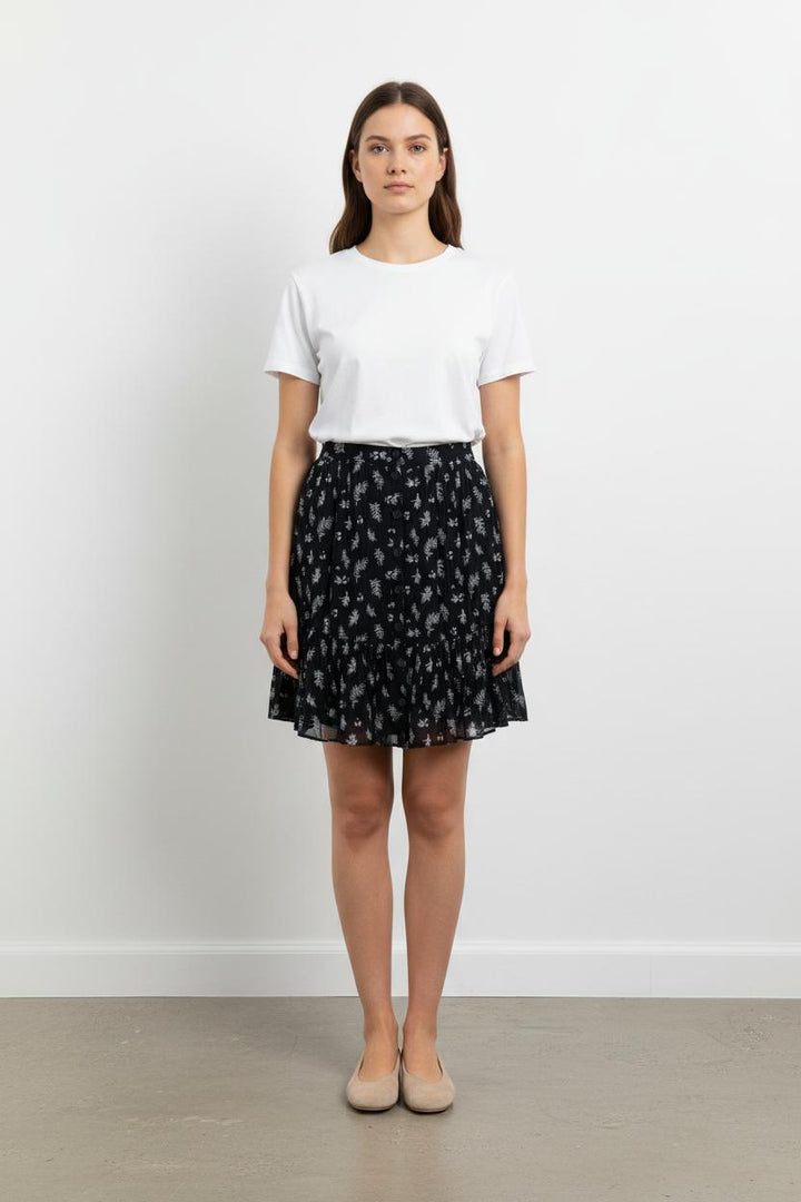 Jupe Plissée Bleue - Taille S/36 de la marque Caroll | PARAD102015 - Vendu par Paradigme - Image 1