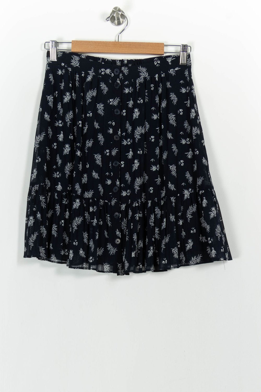 Jupe Plissée Bleue - Taille S/36 de la marque Caroll | PARAD102015 - Vendu par Paradigme - Image 2