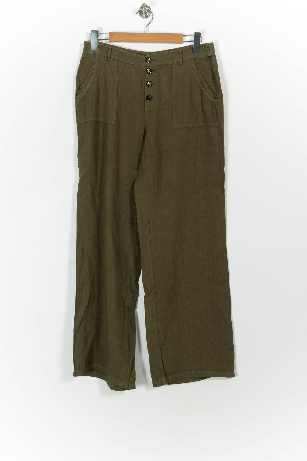Pantalon Large Vert - Taille L/40 de la marque One Step | PARAD102016 - Vendu par Paradigme - Image 2