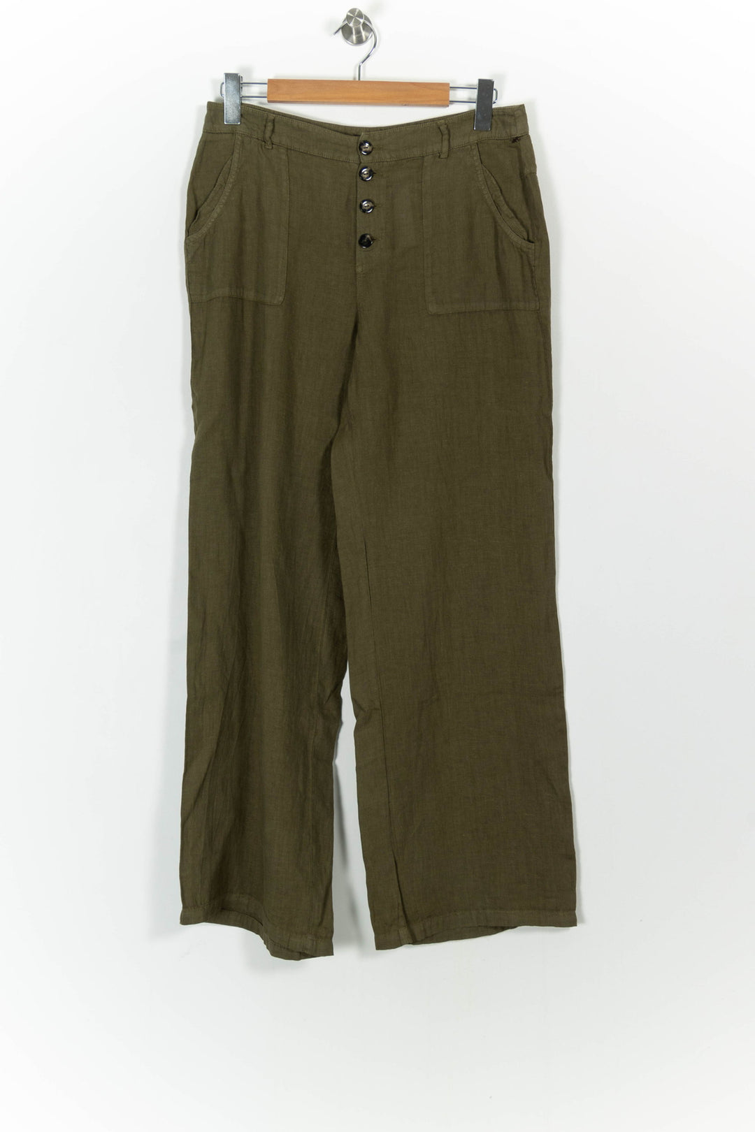 Pantalon Large Vert - Taille L/40 de la marque One Step | PARAD102016 - Vendu par Paradigme - Image 2