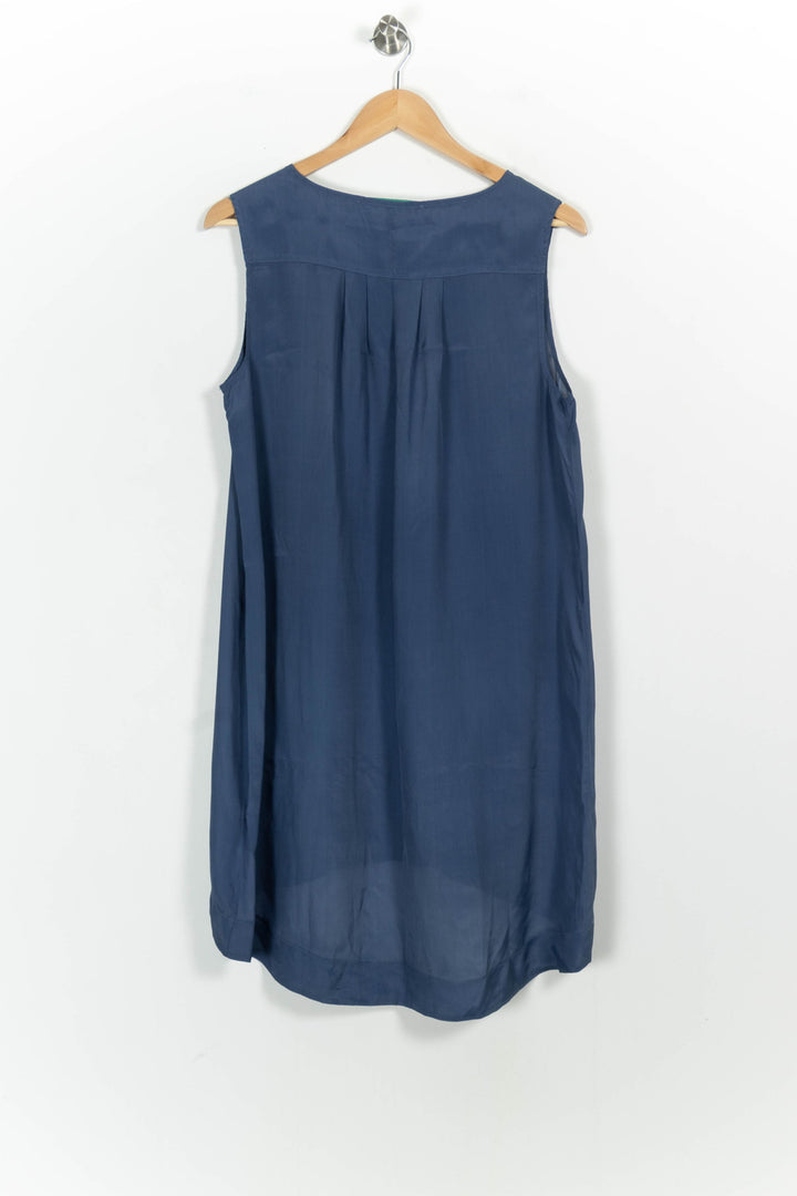 Blouse Sans Manches Bleue - Taille M/38 de la marque La Fée Maraboutée | PARAD102017 - Vendu par Paradigme - Image 4