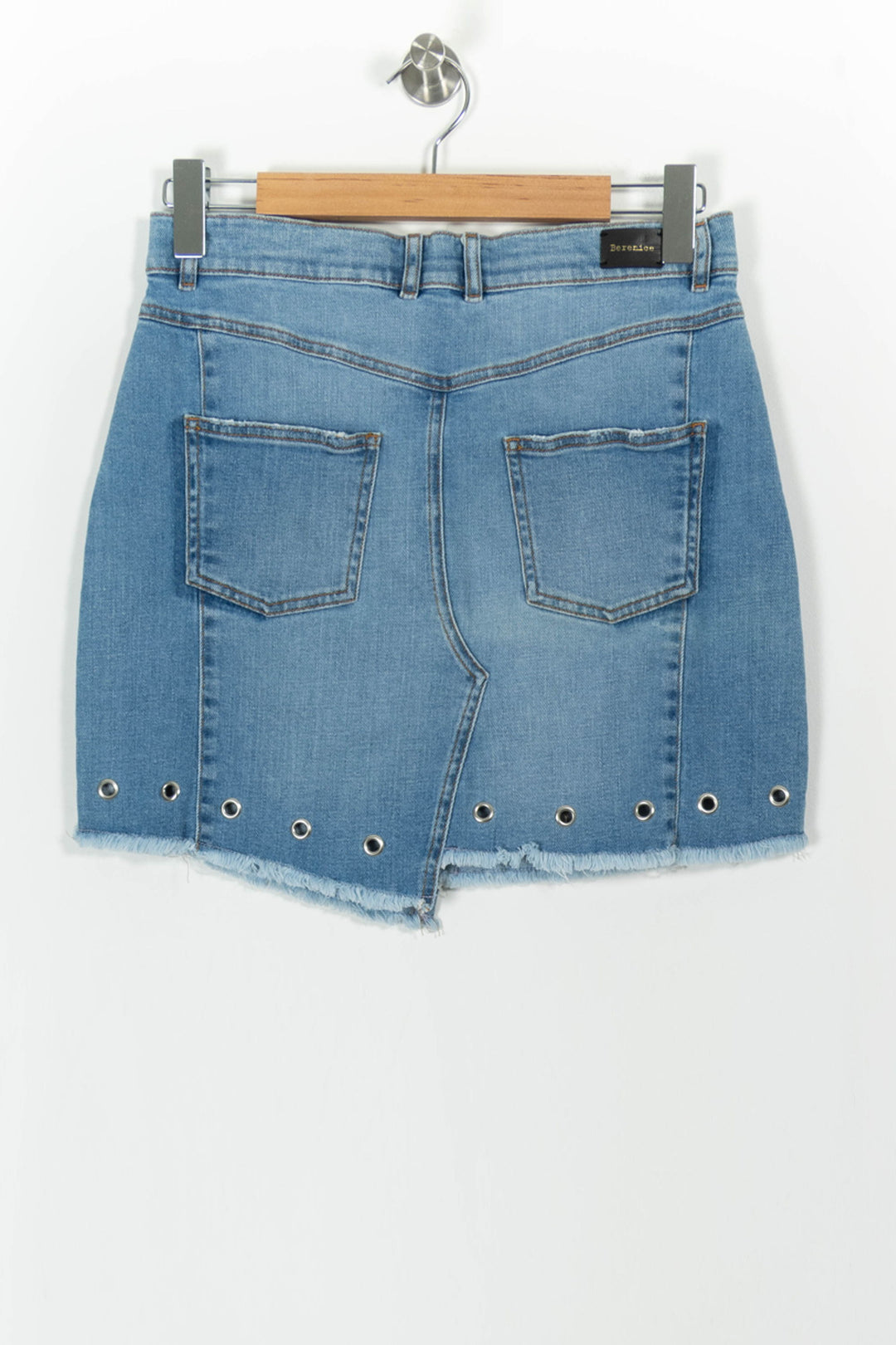 Jupe en Jean Bleue - Taille L/40 de la marque Bérénice | PARAD102023 - Vendu par Paradigme - Image 4