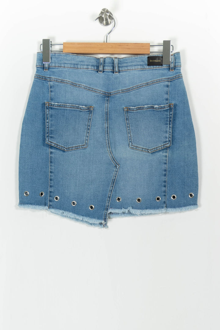 Jupe en Jean Bleue - Taille L/40 de la marque Bérénice | PARAD102023 - Vendu par Paradigme - Image 4
