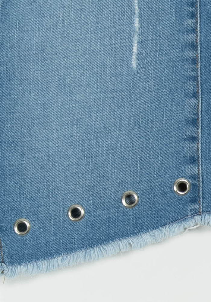 Jupe en Jean Bleue - Taille L/40 de la marque Bérénice | PARAD102023 - Vendu par Paradigme - Image 3