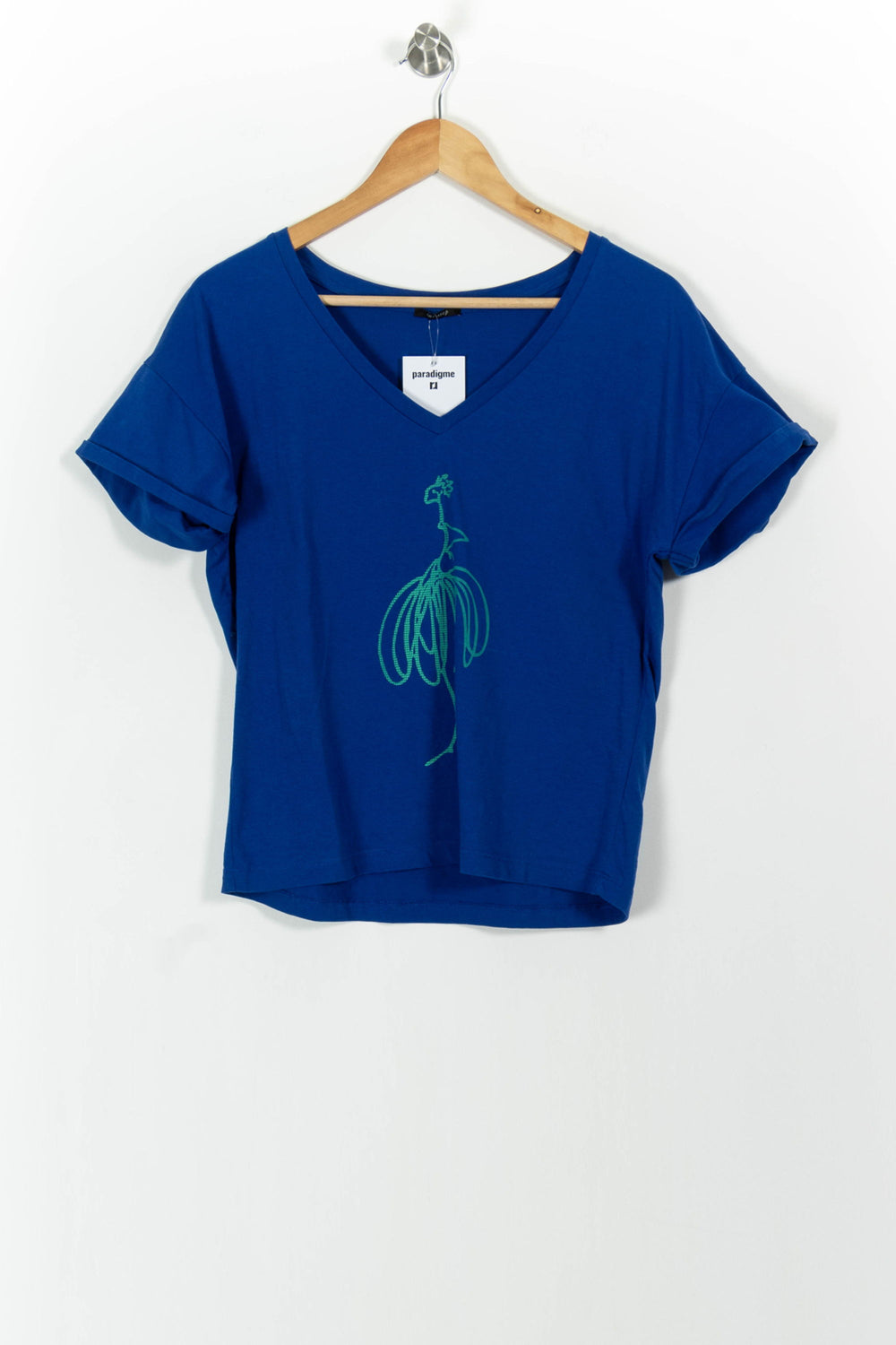 Tee-shirt Bleu - Taille M/38 de la marque One Step | PARAD102032 - Vendu par Paradigme - Image 2