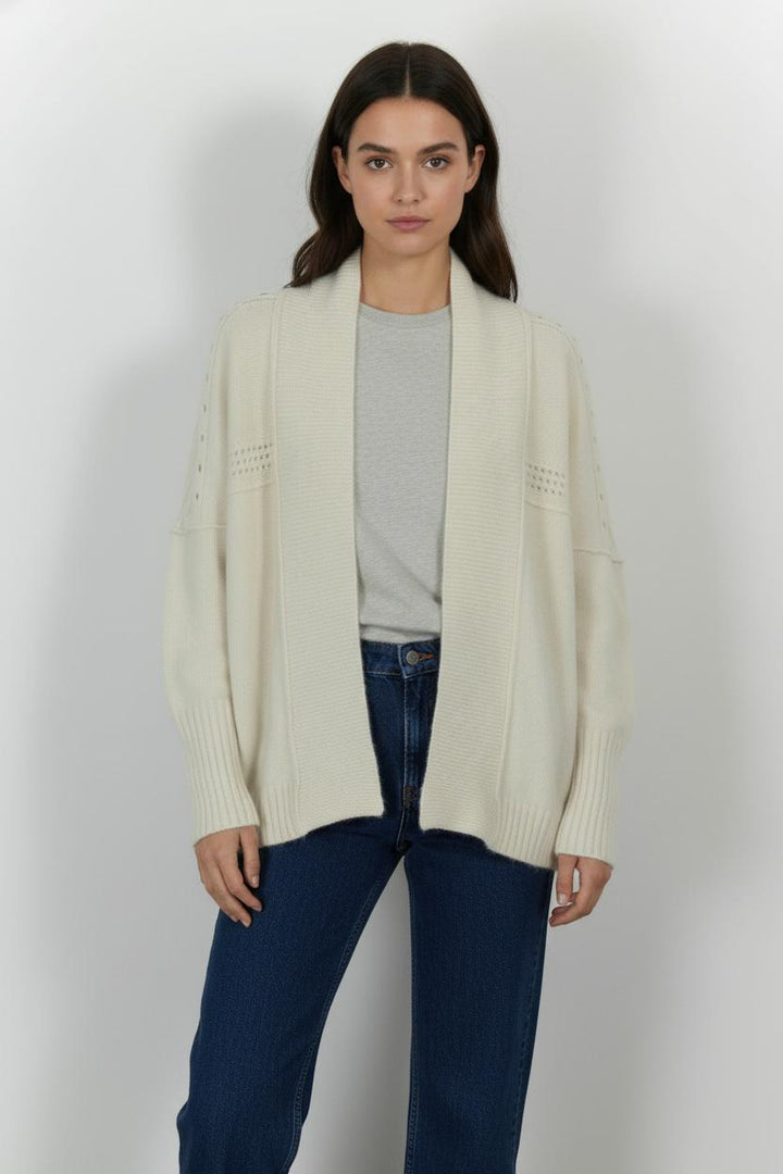 Cardigan Blanc - Taille M/38 de la marque IKKS | PARAD102035 - Vendu par Paradigme - Image 1