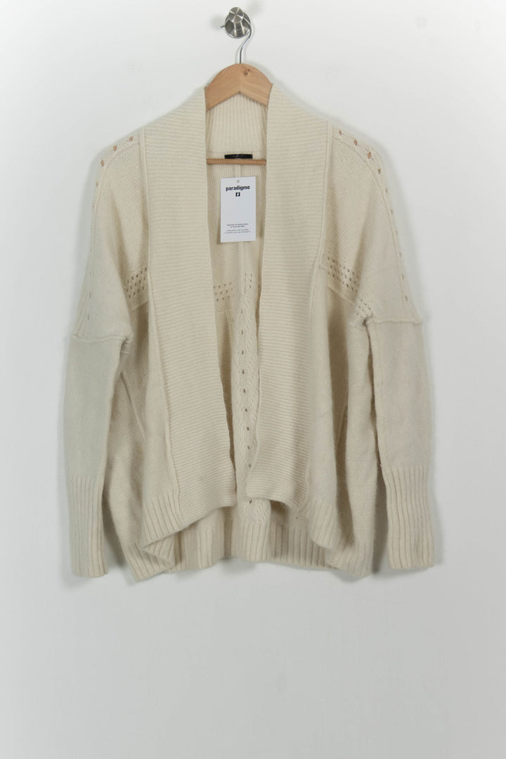 Cardigan Blanc - Taille M/38 de la marque IKKS | PARAD102035 - Vendu par Paradigme - Image 2