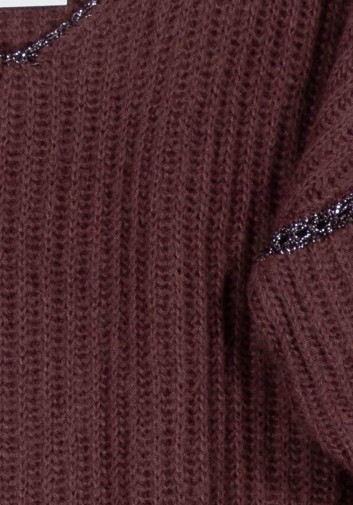 Pull Violet - Taille M/38 de la marque IKKS | PARAD102042 - Vendu par Paradigme - Image 3