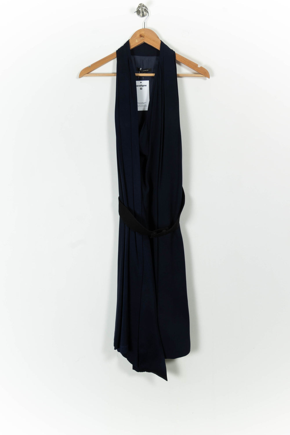 Robe Midi Bleue - Taille L/40 de la marque Tara Jarmon | PARAD102044 - Vendu par Paradigme - Image 2