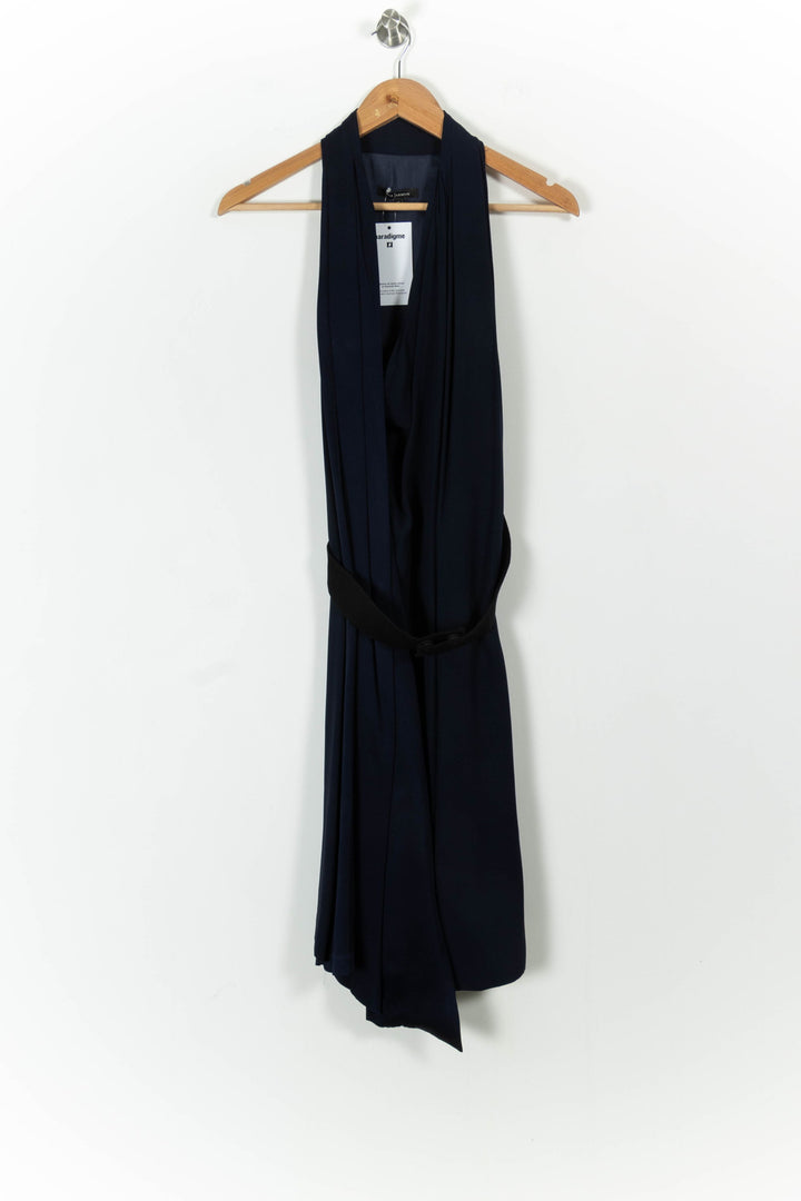 Robe Midi Bleue - Taille L/40 de la marque Tara Jarmon | PARAD102044 - Vendu par Paradigme - Image 2