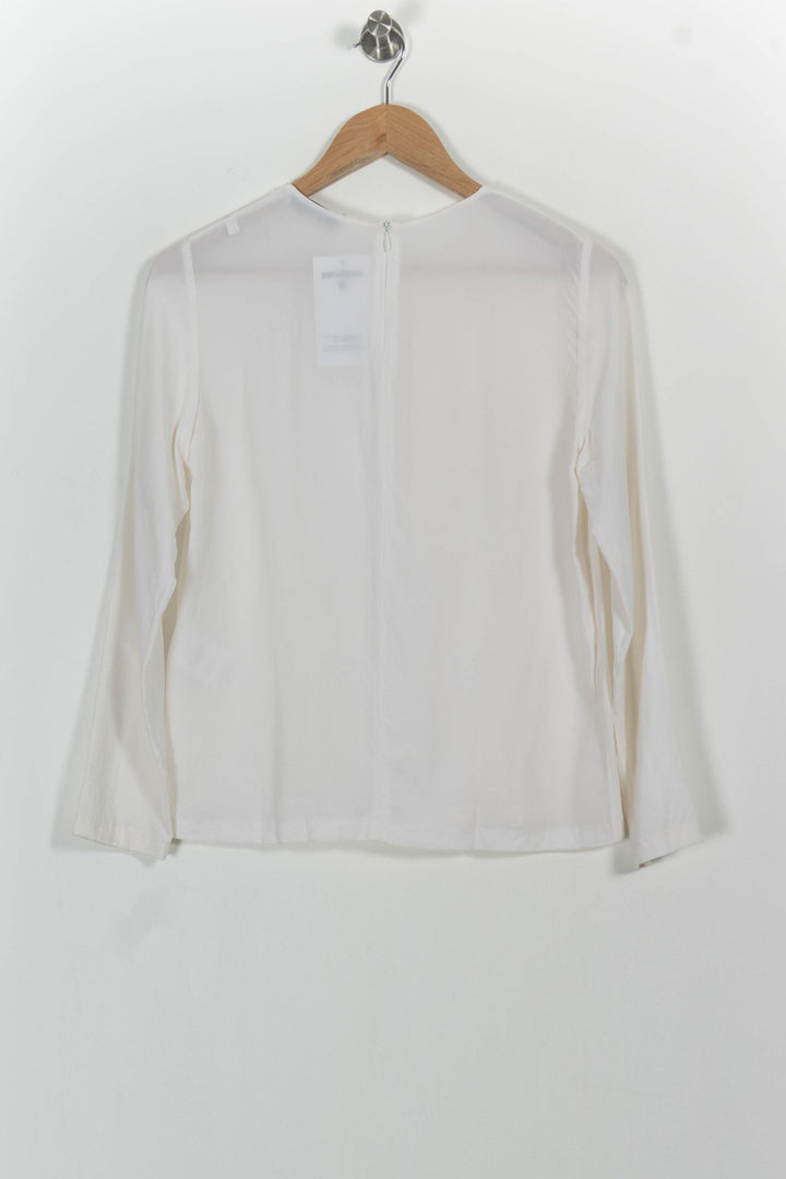 Blouse Beige - Taille S/36 de la marque Sandro | PARAD102048 - Vendu par Paradigme - Image 4