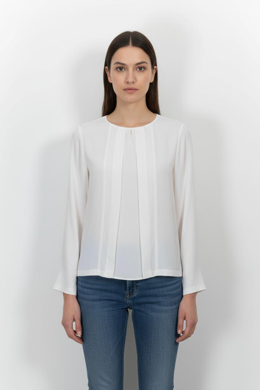 Blouse Beige - Taille S/36 de la marque Sandro | PARAD102048 - Vendu par Paradigme - Image 1