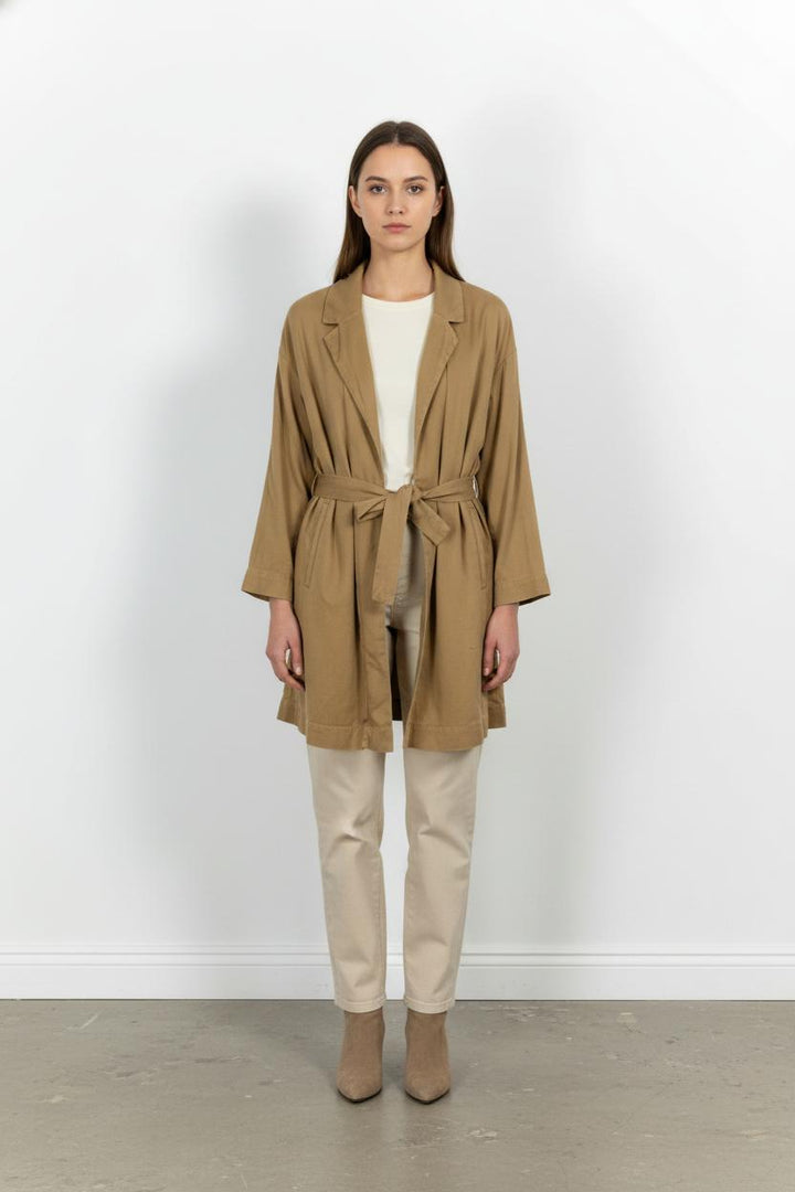 Trench Beige - Taille S/36 de la marque American Vintage | PARAD102052 - Vendu par Paradigme - Image 1