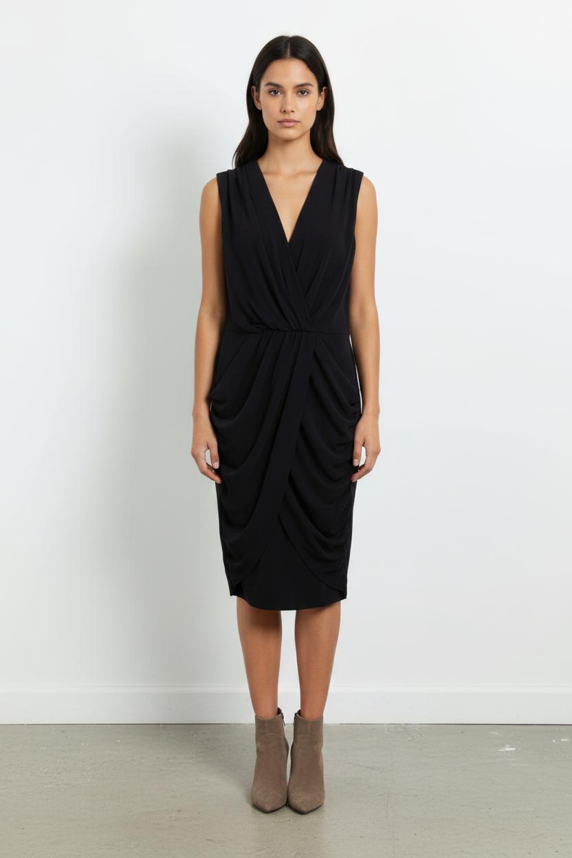 Robe Drapée Bleue - Taille S/36 de la marque COS | PARAD102056 - Vendu par Paradigme - Image 1