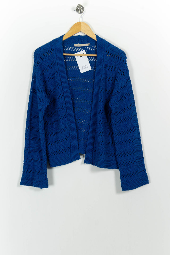 Gilet Bleu - Taille S/36 de la marque La Fée Maraboutée | PARAD102062 - Vendu par Paradigme - Image 2