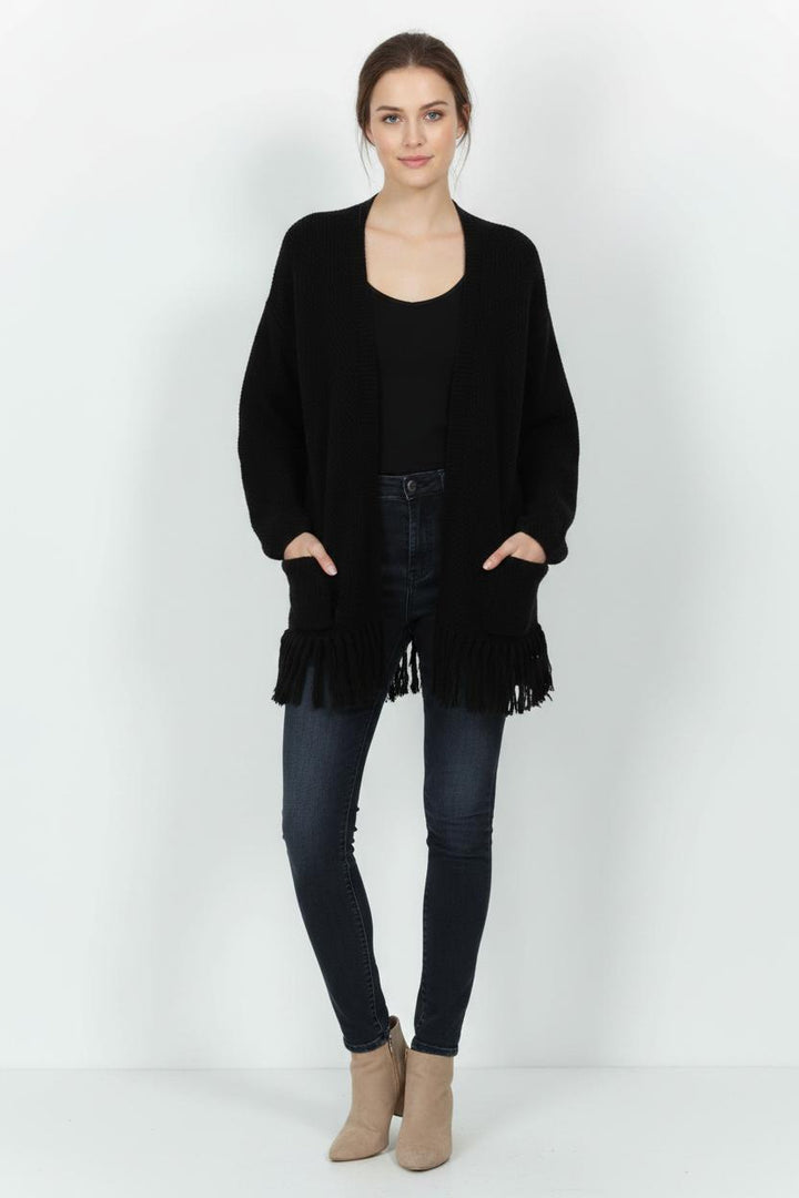 Gilet Noir - Taille M/38 de la marque La Fée Maraboutée | PARAD102063 - Vendu par Paradigme - Image 1