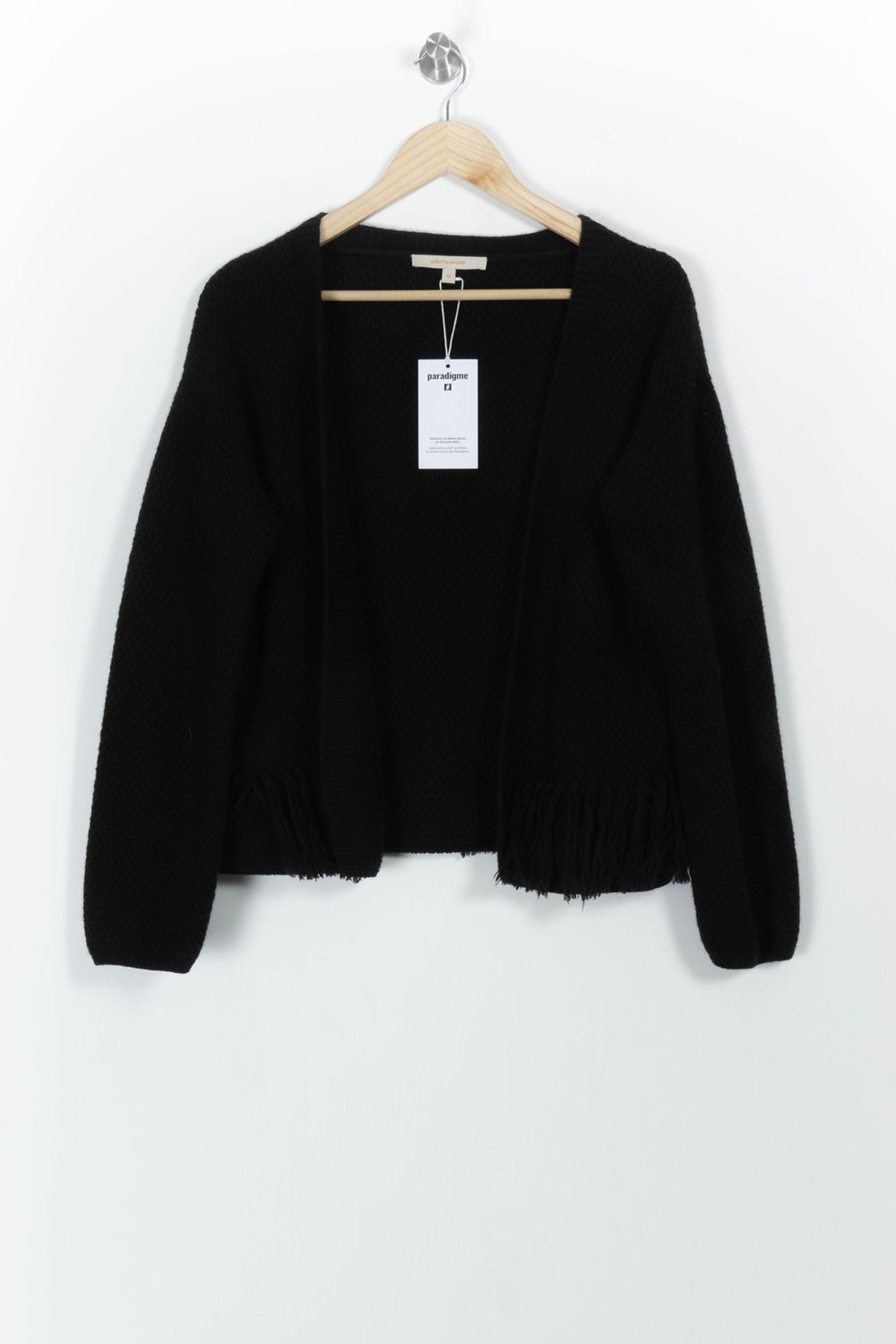 Gilet Noir - Taille M/38 de la marque La Fée Maraboutée | PARAD102063 - Vendu par Paradigme - Image 2
