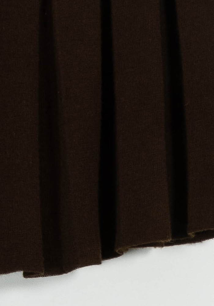 Jupe Plissée Marron - Taille T.U. de la marque Kookai | PARAD102064 - Vendu par Paradigme - Image 3