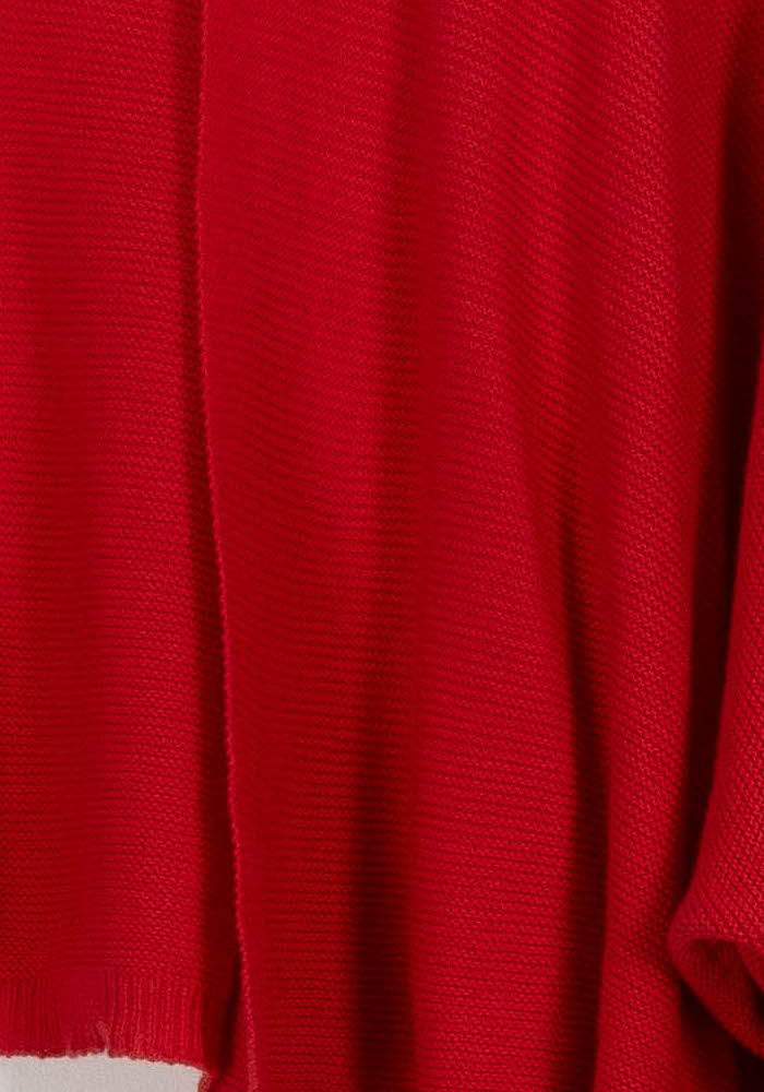 Gilet Rouge - Taille M/38 de la marque La Fée Maraboutée | PARAD102065 - Vendu par Paradigme - Image 3