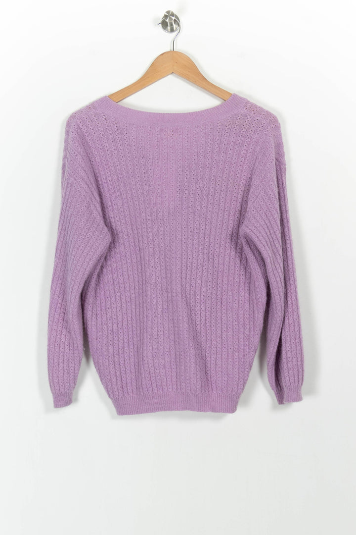 Cardigan Violet - Taille L/40 de la marque Des petits hauts | PARAD102070 - Vendu par Paradigme - Image 4