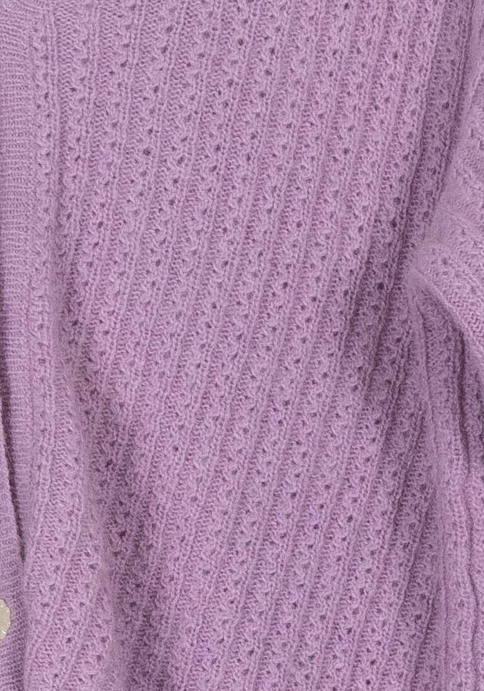 Cardigan Violet - Taille L/40 de la marque Des petits hauts | PARAD102070 - Vendu par Paradigme - Image 3