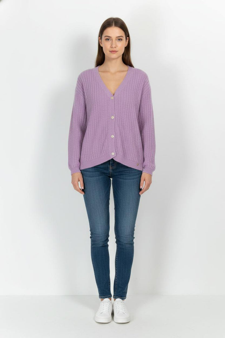 Cardigan Violet - Taille L/40 de la marque Des petits hauts | PARAD102070 - Vendu par Paradigme - Image 1