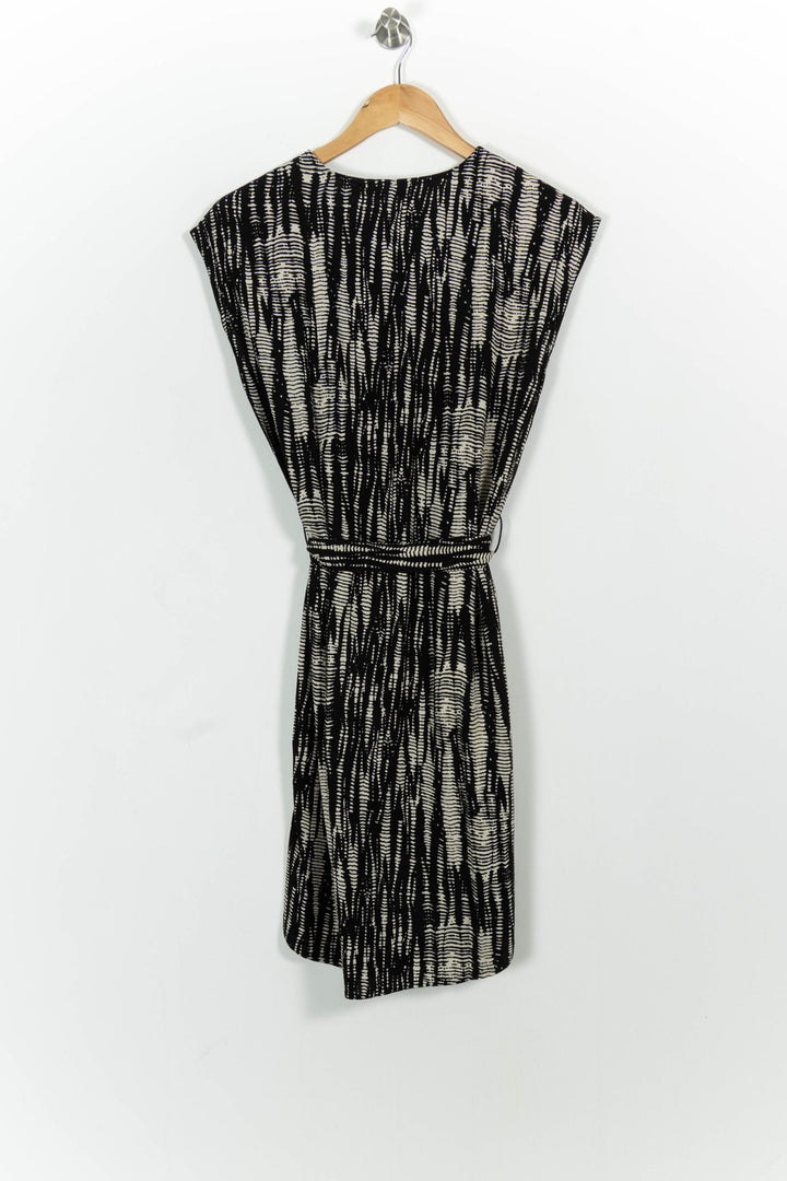 Robe Noire et Blanche - Taille S/36 de la marque La Fée Maraboutée | PARAD102071 - Vendu par Paradigme - Image 4