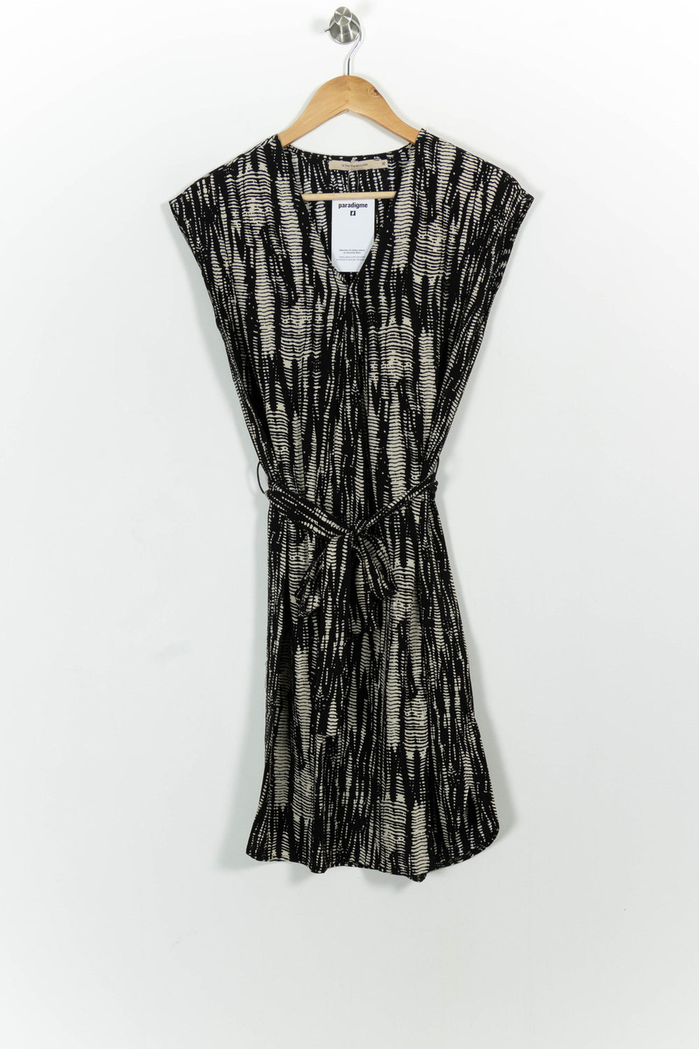 Robe Noire et Blanche - Taille S/36 de la marque La Fée Maraboutée | PARAD102071 - Vendu par Paradigme - Image 2
