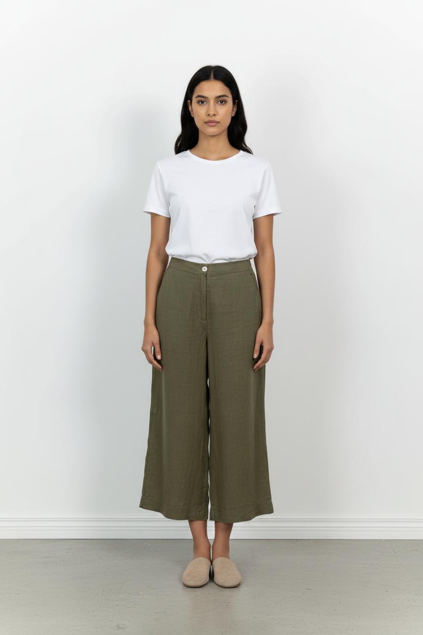 Pantalon Large Vert - Taille S/36 de la marque La Fée Maraboutée | PARAD102073 - Vendu par Paradigme - Image 1
