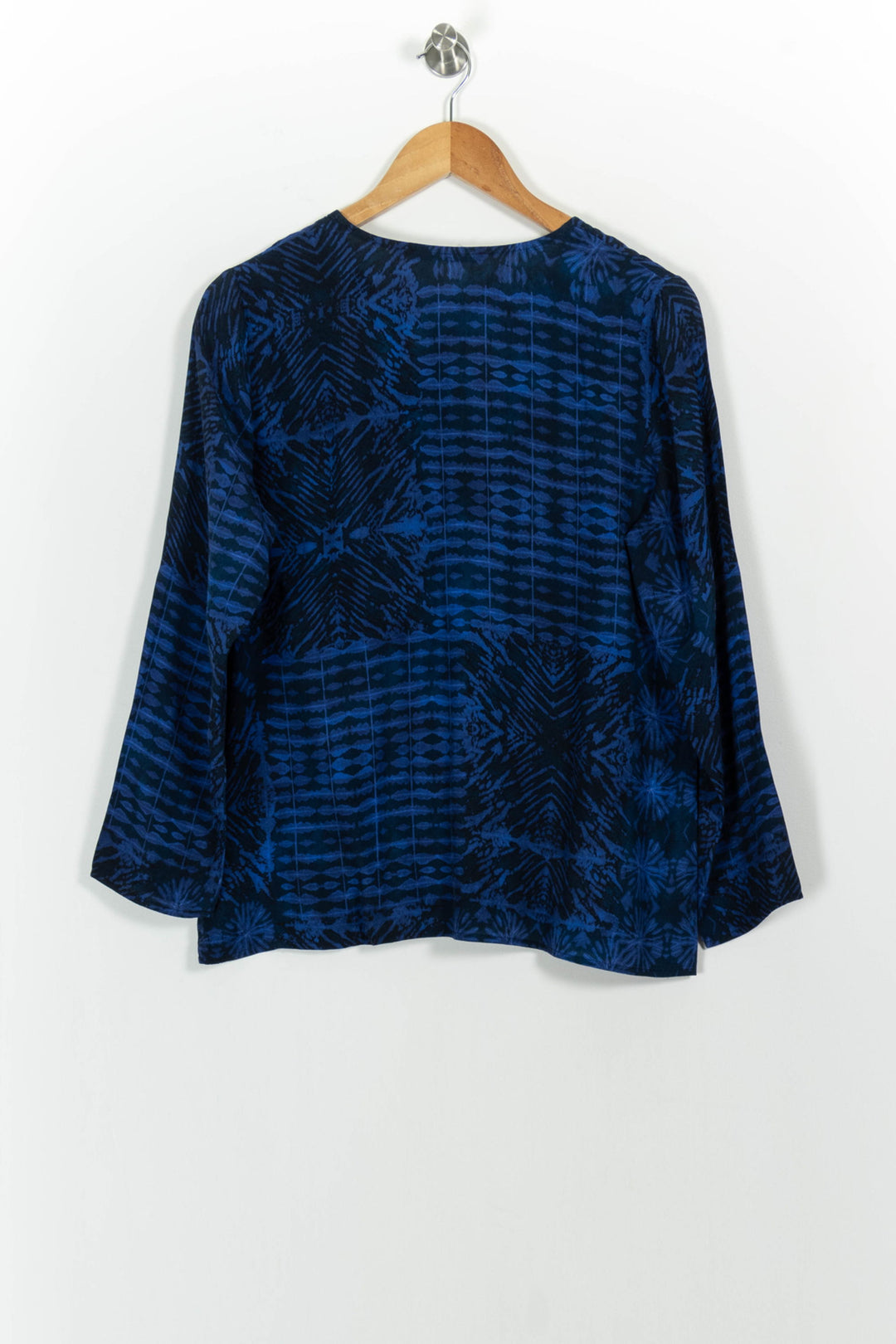 Blouse Bleu et Noir - Taille S/36 de la marque La Fée Maraboutée | PARAD102077 - Vendu par Paradigme - Image 4