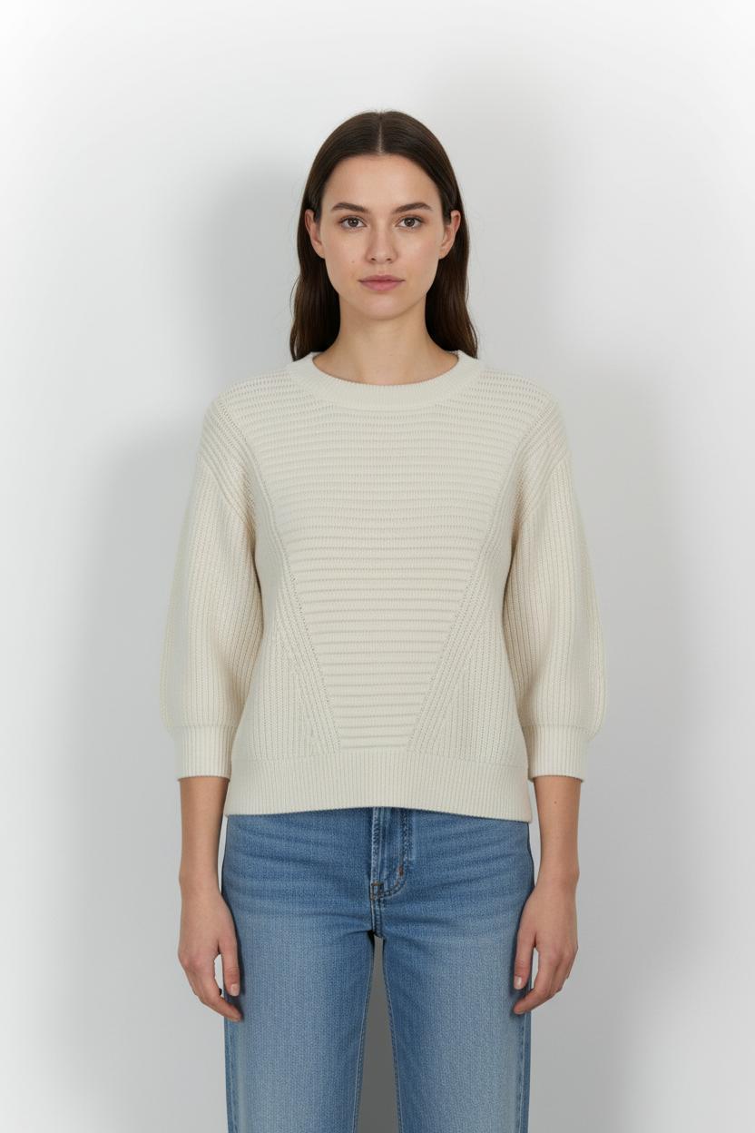 Pull Blanc - Taille M/38 de la marque Maison 123 | PARAD102079 - Vendu par Paradigme - Image 1