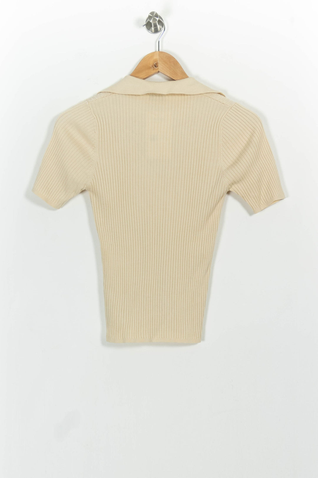 Polo Beige - Taille M/38 de la marque Sandro | PARAD102081 - Vendu par Paradigme - Image 4