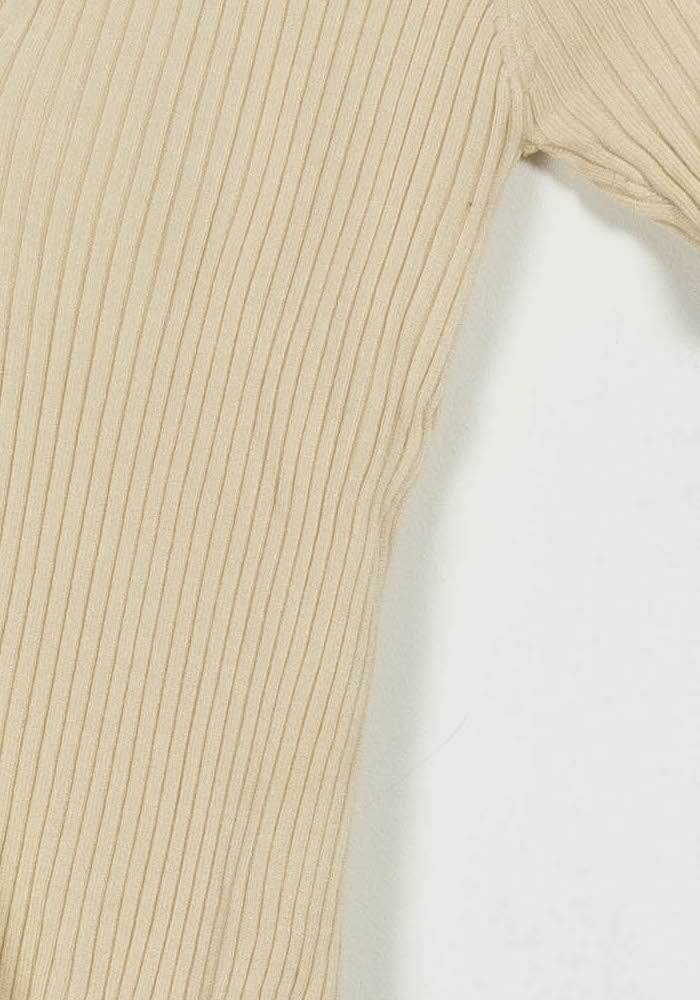 Polo Beige - Taille M/38 de la marque Sandro | PARAD102081 - Vendu par Paradigme - Image 3