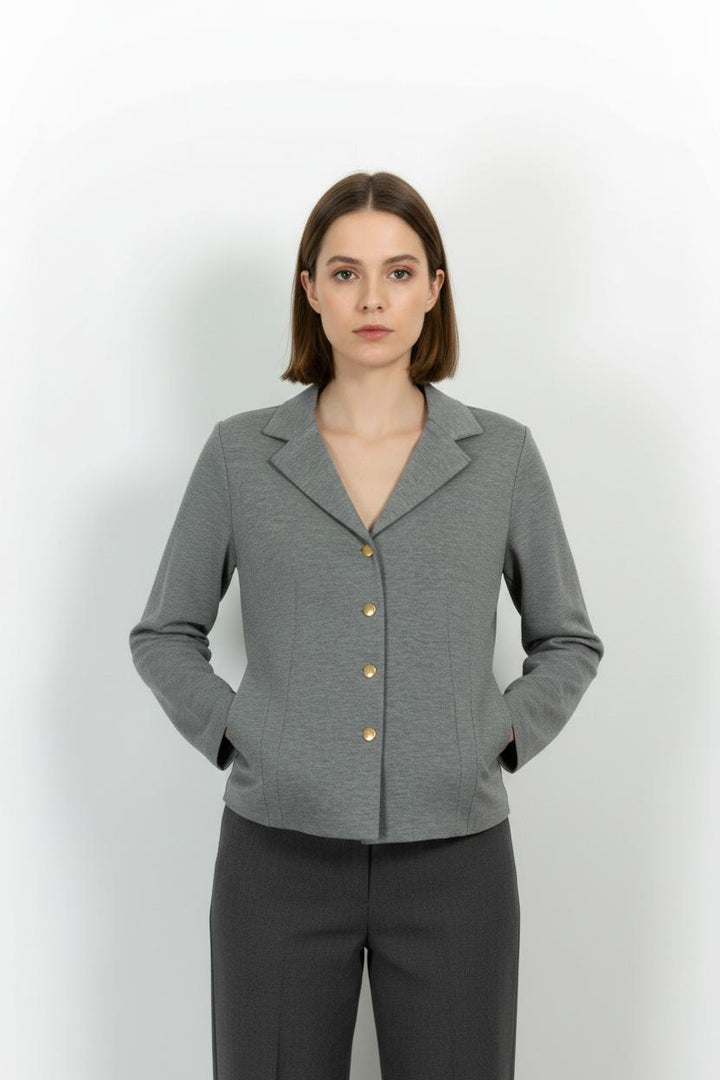 Veste Grise - Taille S/36 de la marque Agnès b. | PARAD102083 - Vendu par Paradigme - Image 1