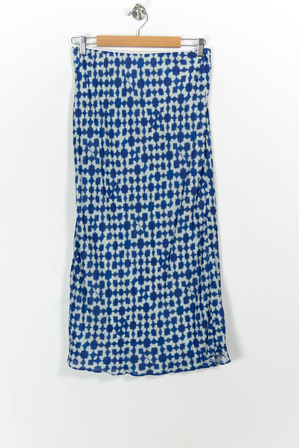 Jupe Longue Bleue et Blanche - Taille L/40 de la marque Vanessa Bruno | PARAD102084 - Vendu par Paradigme - Image 2