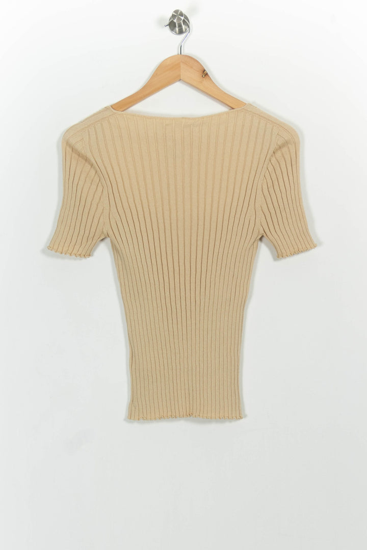 Pull Beige - Taille L/40 de la marque Sézane | PARAD102088 - Vendu par Paradigme - Image 4