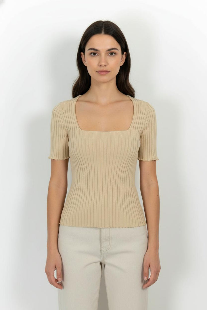 Pull Beige - Taille L/40 de la marque Sézane | PARAD102088 - Vendu par Paradigme - Image 1