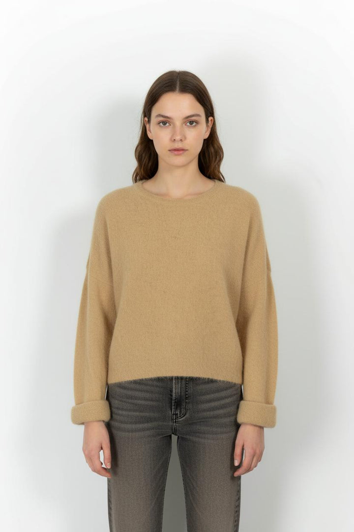 Pull Doré - Taille S/36 de la marque American Vintage | PARAD102091 - Vendu par Paradigme - Image 1