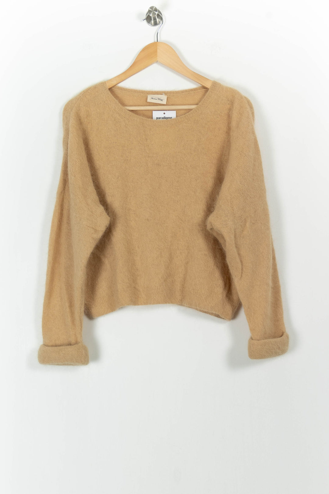 Pull Doré - Taille S/36 de la marque American Vintage | PARAD102091 - Vendu par Paradigme - Image 2