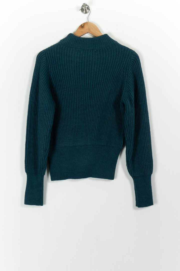 Pull Vert - Taille M/38 de la marque La Fée Maraboutée | PARAD102093 - Vendu par Paradigme - Image 4