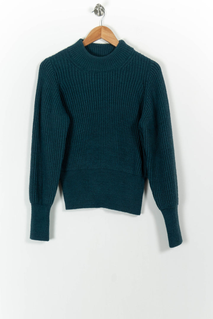 Pull Vert - Taille M/38 de la marque La Fée Maraboutée | PARAD102093 - Vendu par Paradigme - Image 2