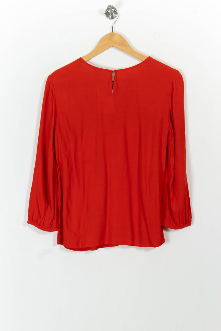 Blouse Rouge - Taille S/36 de la marque Claudie Pierlot | PARAD102096 - Vendu par Paradigme - Image 4