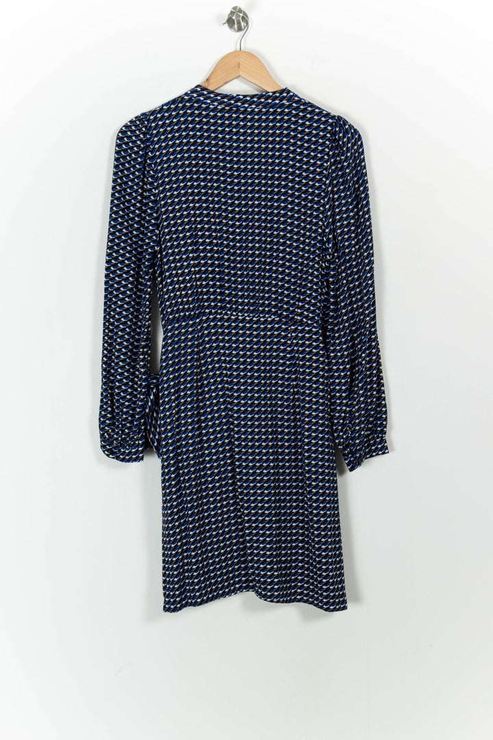 Robe Chemise Bleue et Blanche - Taille S/36 de la marque La Fée Maraboutée | PARAD102098 - Vendu par Paradigme - Image 4