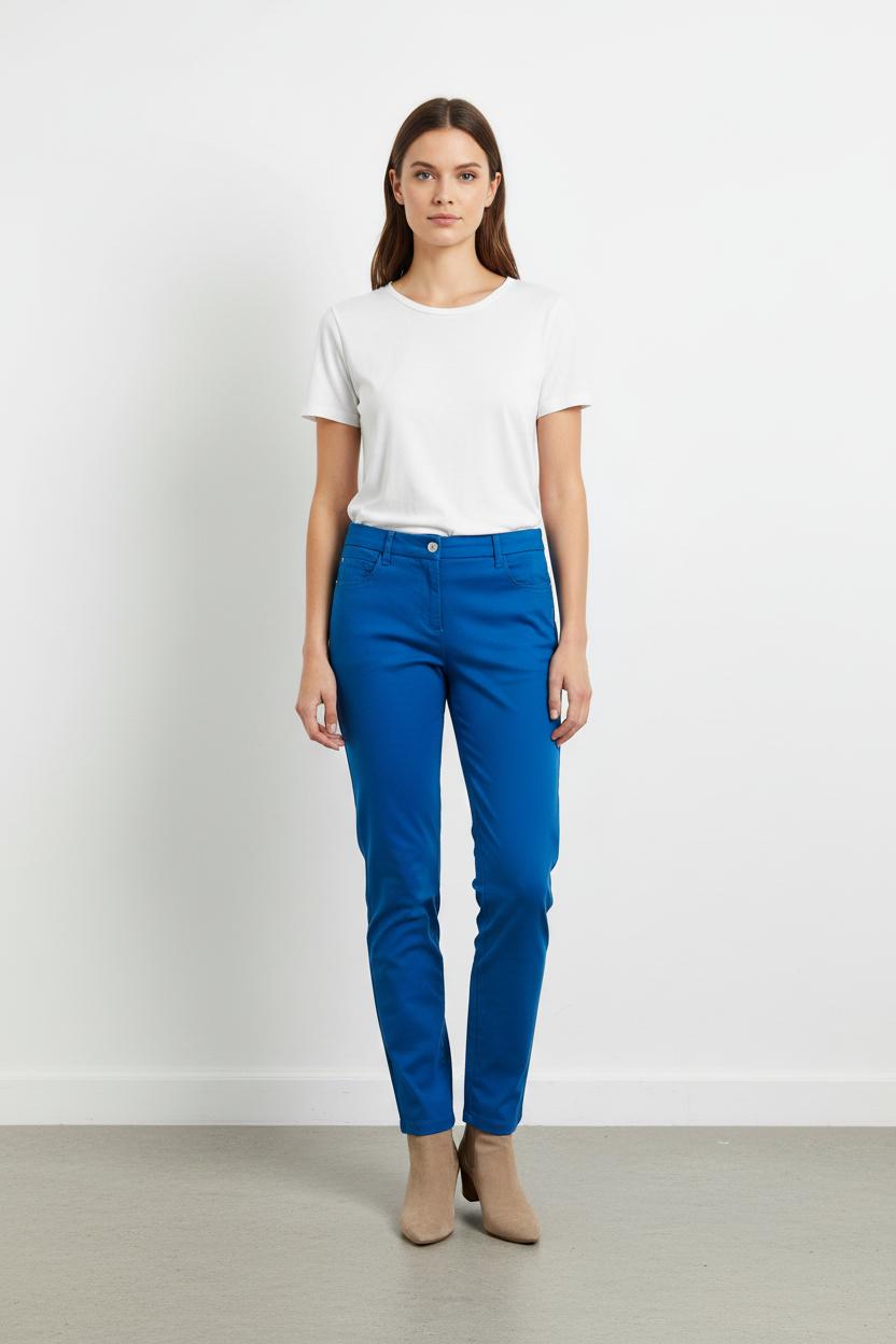 Pantalon Bleu - Taille XL/42 de la marque Caroll | PARAD102101 - Vendu par Paradigme - Image 1