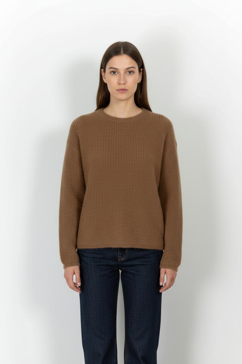 Pull Marron - Taille L/40 de la marque Sud express | PARAD102103 - Vendu par Paradigme - Image 1