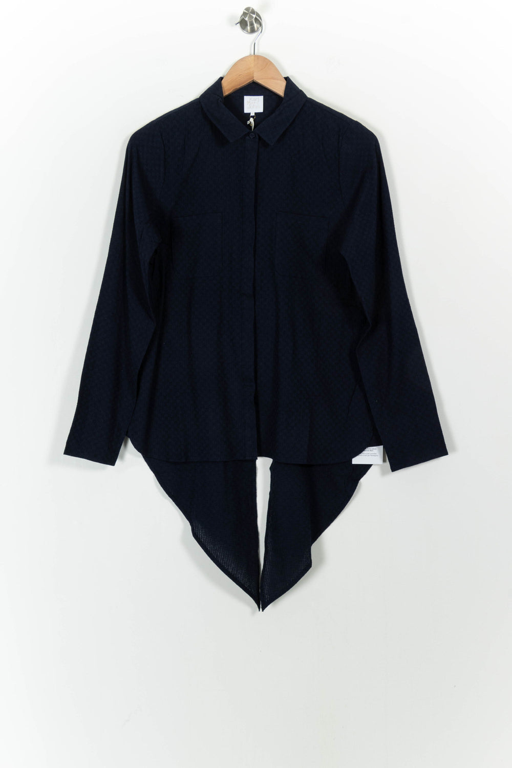 Chemise Asymétrique Bleue - Taille S/36 de la marque Karl Marc John | PARAD102104 - Vendu par Paradigme - Image 2